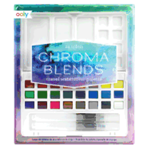 Chroma Blends Travel Watercolor Palette - 27 Piece Set 