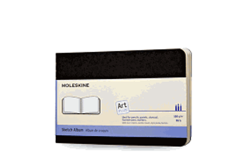 Moleskine Art Plus Sketch Album, Pocket, Black, Soft Cover (3.5 X 5.5) 