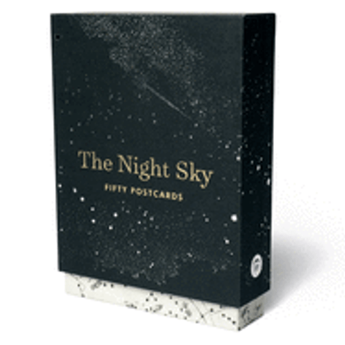 The Night Sky: Fifty Postcards (50 Designs; Archival Images, NASA Ephemera, Photographs, and More in a Gold Foil Stamped Keepsake Box;) The Night Sky: Fifty Postcards (50 Designs; Archival Images, NASA Ephemera, Photographs, and More in a Gold Foil Stamped Keepsake Box;)