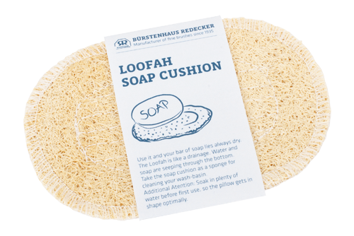 Redecker Loofah Soap Cushion in OVAL