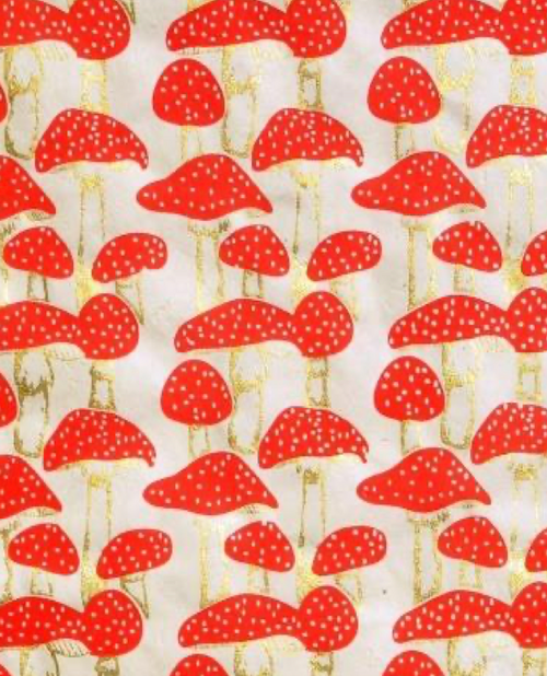 Mushrooms Paper Wrap (per 30" x 20"sheet)