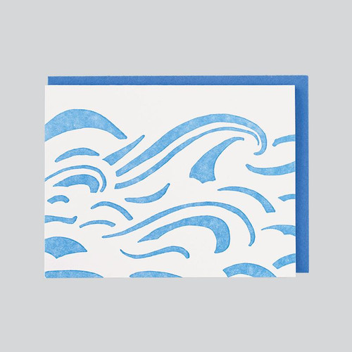 Wave Abstract Card