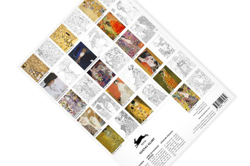 GUSTAV KLIMT Artist Coloring Book