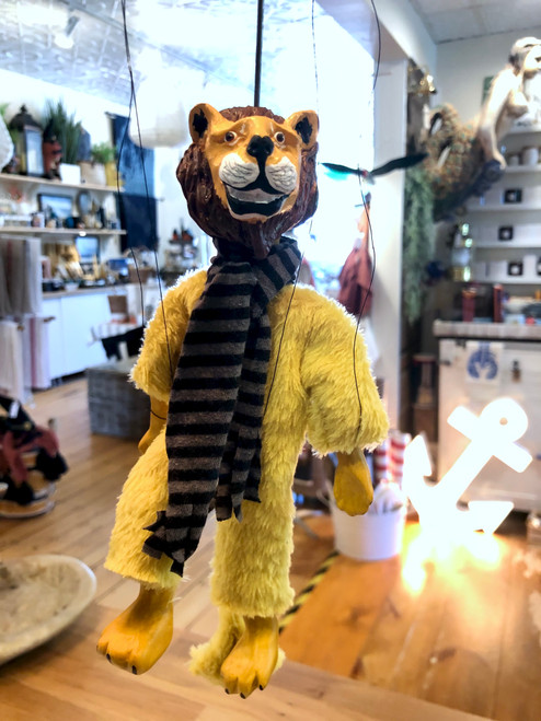 Marionette Puppet Yellow Lion