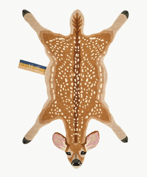 Fawn Deer Animal Rug in Large