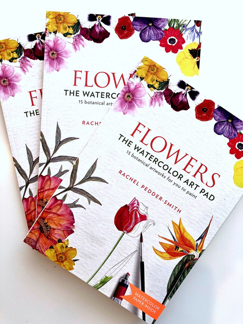 Flowers: The Watercolor Art Pad 