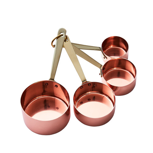 Mixed Metal Measuring Cups Set of 4