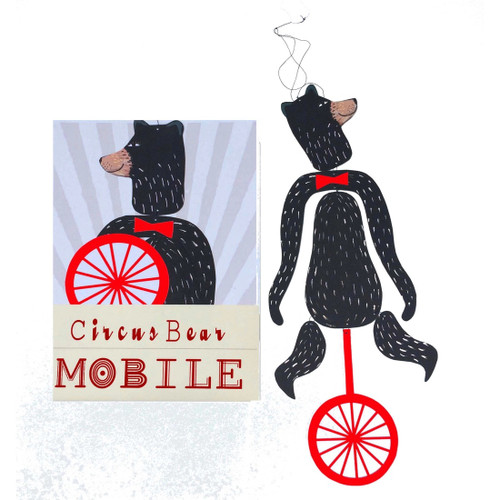 Circus Bear Kinetic Mobile