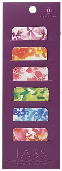 Adhesive Tabs: Garden Florals