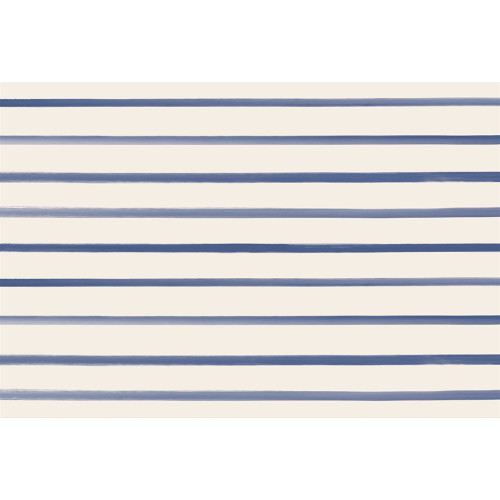Navy Stripe Paper Placemat - 24 Sheets