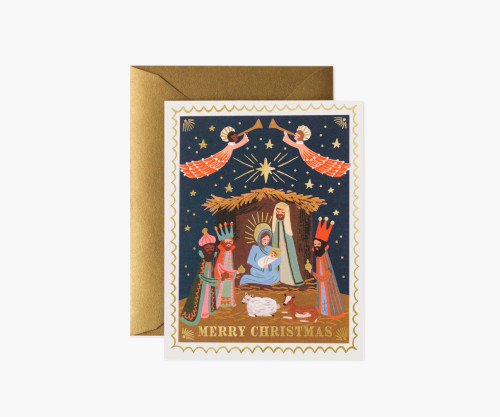 Nativity Card by Rifle Paper Co