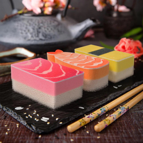 Washabi Sushi Sponges (Set of 3)