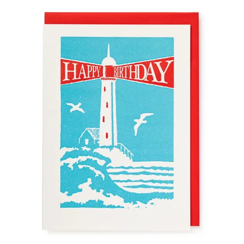 Happy Birthday Lighthouse Card
