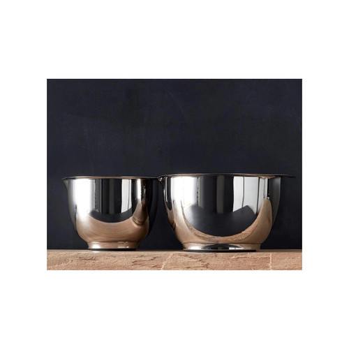 Rosti Margrethe Stainless Steel Bowl SET OF TWO   (1.5,3L/1.5,3Q)