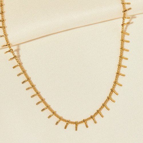 Resa Choker Necklace 24k Gold Plated