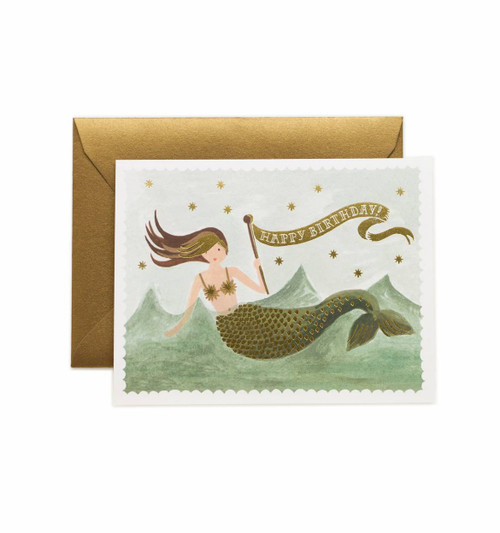 Mermaid Birthday Card