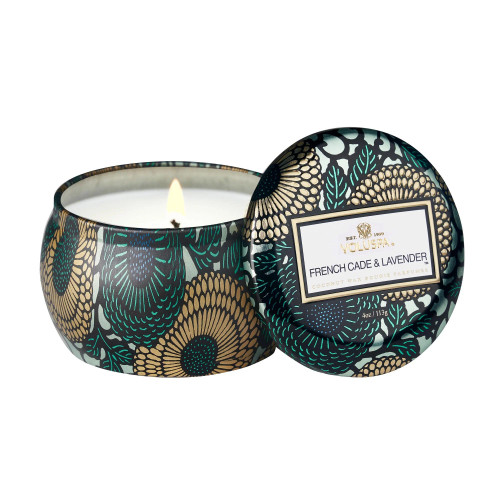 French Cade Lavender Mini Tin Candle