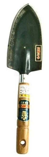 Japanese 450 Carbon Steel Shallow Short Handle Spading Trowel 