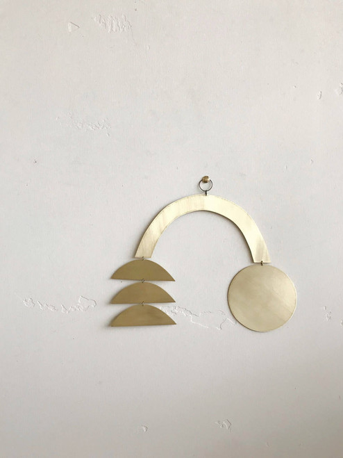 Iria Wall Hanging in Brass