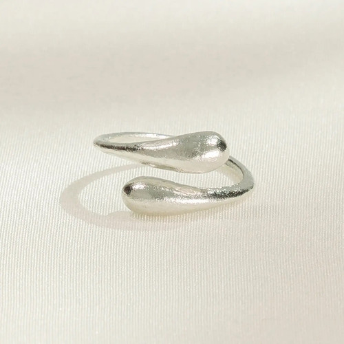 Filippa Silver Plated Adjustable Ring