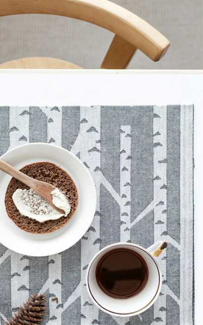 BIRCH Design Koivu 100% Linen Table Runner 32cm x 120cm (appox. 14" x 48")