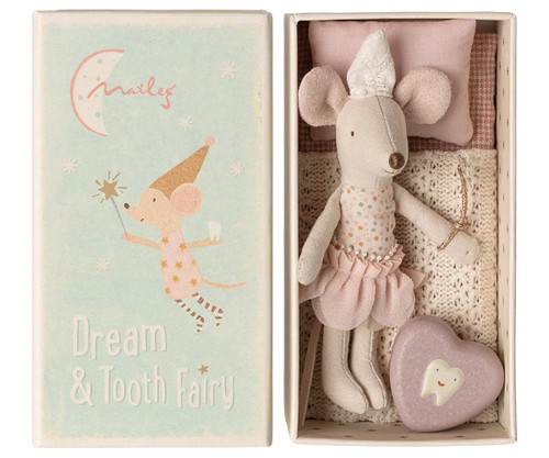 Tooth Fairy Mouse, Little Sister in Matchbox