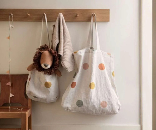 Large Multi Dot Tote Bag