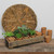 Rustic Wood Caddy with 10 Tiny Clay Pots