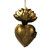 Plated Brass Heart Locket Ornament