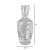 Organic Glass Vase with Tall Neck LARGE