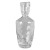 Organic Glass Vase with Tall Neck LARGE