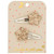 Bubble Star Clip Style Hair Clip (set of 2) in GOLD