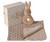 Rabbit Rattle Set in Cream Peach
