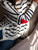 MERSEA Amour Sweater in Navy Stripe with Heart Elbow Patches
