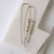 MEDIUM 2.25 Silver Nugget Threader Earrings in Gold Fill, Rose Gold Fill or Sterling Silver
