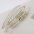 LARGE 2.75 Silver Nugget Threader Earrings in Gold Fill, Rose Gold Fill or Sterling Silver