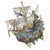 Sunken Galleon Ship 3D Pop Up Card