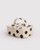 Baggu Small Cosmetic Case in CREAM & BLACK POLKA DOT