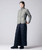 Taion Military Spirit Down Wide Leg Pants BLACK
