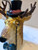 Gentleman Stag Deer Glass Ornament 