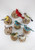 Felt Winter Bird Wood Wall Mount in Assorted Styles Per Each