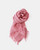 Roserie Melissa Scarf in Pink and White Check Linen