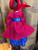 Marionette Puppet Red Riding Hood in Blue Dress