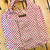Polka Dot Cotton Shopping Tote (multiple colors available)
