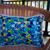 Handmade in Maine Pieced Linen 12 x 16  Pillow in Blues