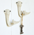 Cast Iron Mermaid Tail Wall Hook in Antique White