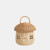 Mushroom Rattan Straw Basket Bag