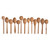 Bakers Dozen (Set of 13) Wood Spoons in SMALL