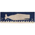 Great White Whale in Waves Runner Rug 30" x 8'