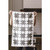 Sawtooth Block Quilt Block in Charcoal Grey Tea Towel
